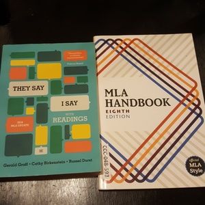 They Say/I Say Book + MLA HANDBOOK English 101